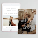 "Dashing" - Wedding Website in Pearl by Benita Crandall - Match Your Stationery