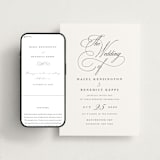 "scamorza" - Wedding Website in Pearl by chocomocacino - Match Your Stationery