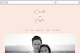 "Vision of Love" - Wedding Website in First Kiss by Design Lotus - Desktop Design