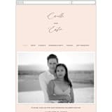 "Vision of Love" - Wedding Website in First Kiss by Design Lotus - Mobile Layout