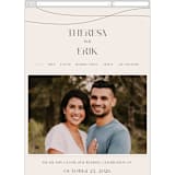 "Engraved" - Wedding Website in Charcoal by Claudia Orengo - Mobile Layout