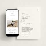 "Paire" - Wedding Website in Tuxedo by Kate Ahn - Match Your Stationery