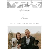 "This and That" - Wedding Website in Diamond by Jessica Corliss - Mobile Layout