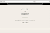 "Everlasting" - Wedding Website in Cotton by FRANI - Desktop Design
