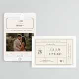 "Everlasting" - Wedding Website in Cotton by FRANI - Match Your Stationery