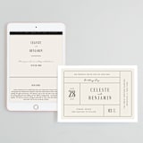 "Everlasting" - Wedding Website in Cotton by FRANI - Match Your Stationery