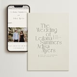 "Cadence" - Wedding Website in Ivory by Jennifer Wick - Match Your Stationery