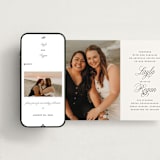 "Simply Classic" - Wedding Website in Ebony by Laura Hamm - Match Your Stationery