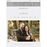 "Elegant Ethno" - Wedding Website in Noir by FRANI - Mobile Layout