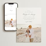"Minimalist Photo" - Wedding Website in Ivory by Nicole Walsh - Match Your Stationery