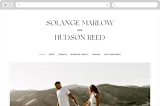 "Carino" - Wedding Website in Brise by Pati Cascino - Desktop Design