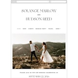 "Carino" - Wedding Website in Brise by Pati Cascino - Mobile Layout
