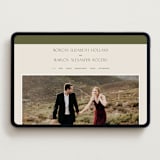 "Eisin" - Wedding Website in Vanilla Bean by Pati Cascino - Desktop Design