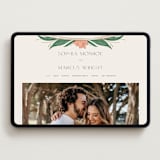 "Charming" - Wedding Website in Almond by GeekInk Design - Desktop Design