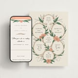"Charming" - Wedding Website in Almond by GeekInk Design - Match Your Stationery
