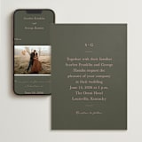 "Simple Type" - Wedding Website in Olive Branch by Stacey Meacham - Match Your Stationery