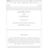 "contemporary photo" - Wedding Website in Cloud by Erin Deegan - Mobile Layout