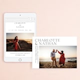 "contemporary photo" - Wedding Website in Cloud by Erin Deegan - Match Your Stationery