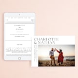 "contemporary photo" - Wedding Website in Cloud by Erin Deegan - Match Your Stationery