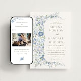 "Meander" - Wedding Website in Lilac by Angela Marzuki - Match Your Stationery