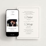 "Sincerity" - Wedding Website in Noir by Kimberly FitzSimons - Match Your Stationery
