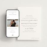 "Charleston" - Wedding Website in Fog by Megan Davis - Match Your Stationery