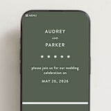 "Highlights" - Wedding Website in Forest by Jackie Crawford - Mobile Layout
