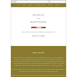 "Wild Roses" - Wedding Website in Bush by Sumak Studio - Mobile Layout