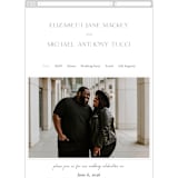 "Symphony" - Wedding Website in Pearl by Jackie Mangiolino - Mobile Layout
