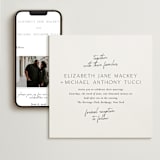 "Symphony" - Wedding Website in Pearl by Jackie Mangiolino - Match Your Stationery