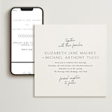 "Symphony" - Wedding Website in Pearl by Jackie Mangiolino - Match Your Stationery