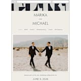 "Modern Marriage" - Wedding Website in Cream by cyrille gulassa - Mobile Layout