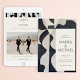 "Modern Marriage" - Wedding Website in Cream by cyrille gulassa - Match Your Stationery