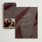 "Garnet" - Wedding Website in Walnut by Olivia Kanaley Inman - Match Your Stationery