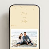 "Ink scribble" - Wedding Website in Honey by Adelyn T. - Mobile Layout