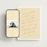 "Ink scribble" - Wedding Website in Honey by Adelyn T. - Match Your Stationery