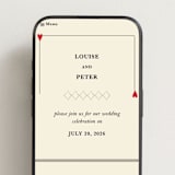 "Red Hearts" - Wedding Website in Champagne by Helena Vitto - Mobile Layout