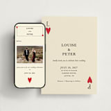 "Red Hearts" - Wedding Website in Champagne by Helena Vitto - Match Your Stationery