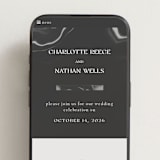 "marbled agate" - Wedding Website in Iron by Kimberley Henze - Mobile Layout