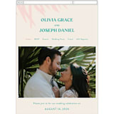 "The Palm" - Wedding Website in Flamingo by Pixel and Hank - Mobile Layout