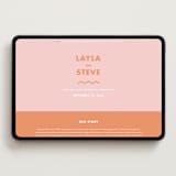 "Bubblegum" - Wedding Website in Candy by Catherine Culvenor - Desktop Design