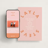 "Bubblegum" - Wedding Website in Candy by Catherine Culvenor - Match Your Stationery