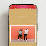 "Pop love" - Wedding Website in New York by Bethania Lima - Mobile Layout