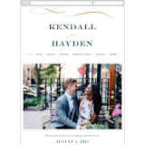 "Sullavan" - Wedding Website in Teal by Carly Reed Walker - Guest Management