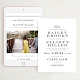 "Downtown" - Wedding Website in Onyx by Lauren Chism - Match Your Stationery
