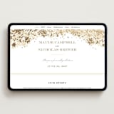 "Heritage" - Wedding Website in Honeysuckle by Leah Bisch - Desktop Design