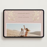 "French Train" - Wedding Website in Rose by Ani Somi - Desktop Design