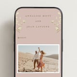 "French Train" - Wedding Website in Rose by Ani Somi - Mobile Layout