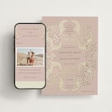 "French Train" - Wedding Website in Rose by Ani Somi - Match Your Stationery