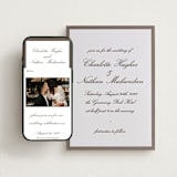 "grammercy" - Wedding Website in Coffee by Sara Hicks Malone - Match Your Stationery